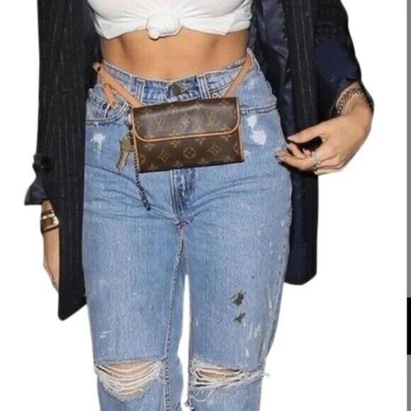 LOUIS VUITTON Monogram Pochette Florentine Belt Bag Crossbody FL0015 - Picture 10 of 11